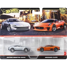 Hot Wheels Premium Jbl04 Car Culture 2 Pack Aston Martin Db10 // Jaguar C-x75 Gri