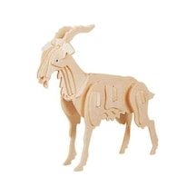 3D Ahşap Keçi Maket Puzzle 33 Parça