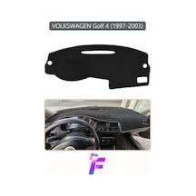 Volkswagen Golf 4 1997-2003 Uyumlu Torpido Örtüsü Yansıma Önleyici Koruma Hızlı Montaj K80 Gri