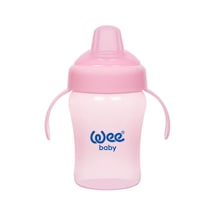 Wee Baby Colorful Akıtmaz Kulplu Antikolik Bardak Pembe 240 ML