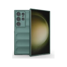 Magicool Samsung Galaxy Uyumlu S24 Ultra Kılıf Optimum Silikon - Koyu Yeşil