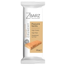 Zbarz Crunchy Susamlı Vanilya Aromalı Yer Fıstıklı Proteinli Bar 12 x 35 G
