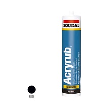 Soudal Acryrub Silikonize Mastik Siyah 500 Gr 417564