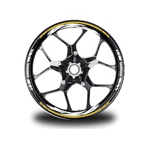 Koyu Sarı Yamaha Fz6 Takım Jant Sticker Etiket