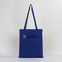 University Of Cambridge Logo Text Mavi Gabardin Bez Çanta