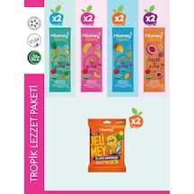 Mixmey Tropik Jelimey Meyve Bar Paketi 18’li | Vegan, Glutensiz, Koruyucusuz (18 ADET)