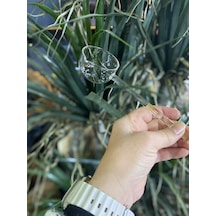 Mercan Borosilikat Cam Sos Kepçesi