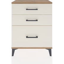 Arges Komodin 3 Çekmeceli 60x30x80 Çam-aytaşı Atlas Çam