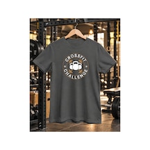Segungear Cfchallenge Erkek Regular Fit Baskılı Spor Tişört Gri - 933732777 Gri