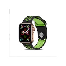 Apple Watch Uyumlu 40mm Krd-02 Silikon Kordon - Haki
