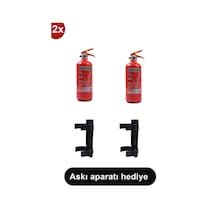 Yangın Tüpü Söndürücü Askısı Plastik 2 adet , 1 kg 2 Adet Araç Tü