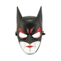 Kırmızı Gözlü Siyah Batman Maske - Lastikli Batgirl Maskesi 28x17 Cm Diğer