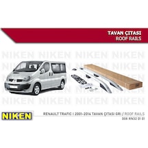 Renault Trafic 1 Tavan Çıtası Port Bagaj Taşıyıcı Gri Uzun Şase 2