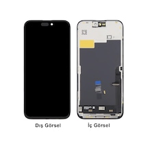 Teknonet Apple Uyumlu iPhone 15 Pro Max Diagnostics Lcd+dokunmatik+çıtalı - Siyah
