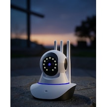 Ip Kamera 3.0mp 1080p Wifi Çift Yönlü Ses Hareket Sensörlü Uczwifikamerası3