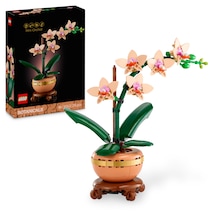 LEGO® Botanicals Mini Orkide 10343 –  Yetiskinler için Terakota Saksi ve Kaide Içeren Dekoratif Çiçek Yapim Seti (274 Parça)