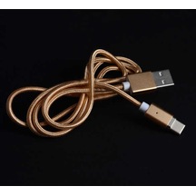 Ekılıf - Type-c Usb Mıknatıslı Usb Kablo - Siyah - T5069 Siyah