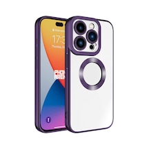 More Tr Apple Uyumlu iPhone 15 Pro Max Uyumlu Kamera Korumalı Logo Gösteren Mtr Omega Kılıf-derin Mor