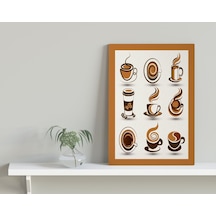 Bk Home Coffee Tasarımlı Kanvas Tablo 30X50Cm-5 (512115418)