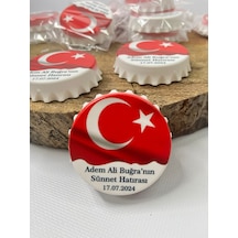 Mr. Home Yuvarlak Açacak Magnet-uv Baskılı Açacak Magnet-sünnet Hediyelik