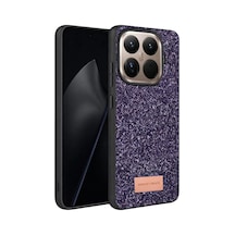 Onegif Xiaomi Mi 15t Pro Bright Simli Kapak - Derin Mor 0.2M-Çok Renkli