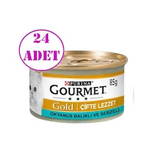 Proplan Gourmet Ispanak Soslu Okyanus Balıklı 24 x 85 G