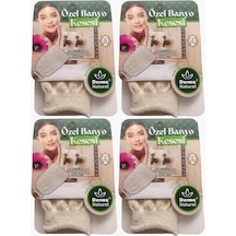 Derma Naturel Özel Banyo Kesesi Ms-07 4 Lü Set