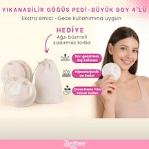 Yıkanabilir Göğüs Pedi - Büyük Boy 4'lü