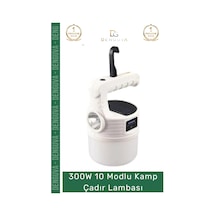 Çadırlambası 300w Şarjlı Su Geçirmez Profesyonel Güçlü Taşınabilir Led 10 Modlu Kamp Çadır Lambası Çok Renkli