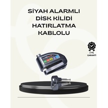 Mey İthalat Çift Modlu 110db Alarmlı Disk Kilidi Suya Dayanıklı
