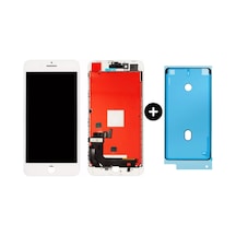 Apple Uyumlu iPhone 8 Lcd Ekran Dokunmatik Beyaz + Sıvı Ve Toza Dayanıklılık Bandı
