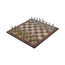 Gifthome Metal Satranç Takımı-seti Orta Yunan Parlak Taş Ve M