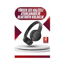 Yeni - 464 - Nesil Kulak Üstü Bluetooth Kulaklık Type-c Girişli Yüksek - Shophnrl - Ses Kaliteli