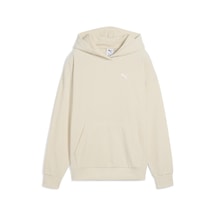 About Blank Ess Elevated Velour Hoodie Kadın Bej Günlük Stil Sweatshirt 68810787 Acı Kahverengi