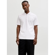 Jack & Jones Jack&jones Jprblaethan Ss Erkek Polo T-shirt 12292992 Beyaz
