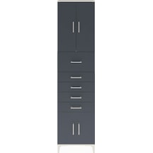 Arges Dolap 3 Raflı 5 Çekmeceli 4 Kapaklı 60x30x243 Aytaşı-an... Aytaşı