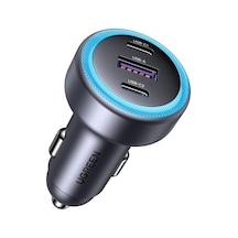 Araç İçi 30w 3 Portlu Şarj Cihazı, Çakmaklık Adaptörü