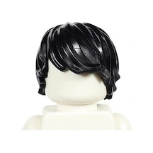 Minifigür Parçaları: Saç - Hair: Minifigürler Için Dalgalı Kısa Erkek Saçı