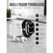 Mey İthalat 2025 Model Akıllı Saat Ve Yeni Nesil Pro Bluetooth Kulaklık Tws Yüksek Ses Kaliteli