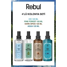 Rebul Aqua-ıce-dark Spice-pine Forest Plastik Şişe 125ml Set