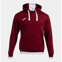 Joma Confort Iı Hoodıe Burgundy Whıte Sweatshirt Siyah
