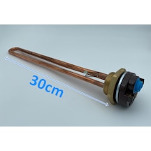 1-1/4'' Bakır İtalyan Gün Isı Güneş Enerjisi Rezistansı - Termostatsız - Kapaklı