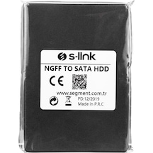 S-link Ngff To Sata Harici 2.5" Siyah Hdd Kutusu