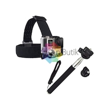Sjcam Kafa Bandı Ve Monopod Seti
