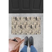 Evaşk Kapı Önü Paspası Vinil Kaymaz Tabanlı 45 X 70 Evaşkdm12119