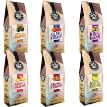 Oze Frappe Seti Çilek + Karamel + Kivi + Mango + Muz + Böğürtlen 6 x 250 G