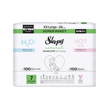 Sleepy Natural Double Soft 7 Numara 20-30 Kg 28'li 5 Adet