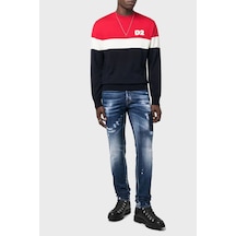 Dsquared2 Erkek Kot Pantolon S71LB1102 S30342 470 LACİVERT Lacivert