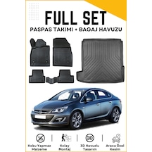 Opel Astra J Sedan 1,4 2021 Model Birebir Uyumlu Bagaj Havuzu+paspas Seti