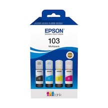 Epson 103 Cyan-Magenta-Yellow-Black Mavi-Kırmızı-Sarı-Siyah T00S6 4lü Multipack Kartuş